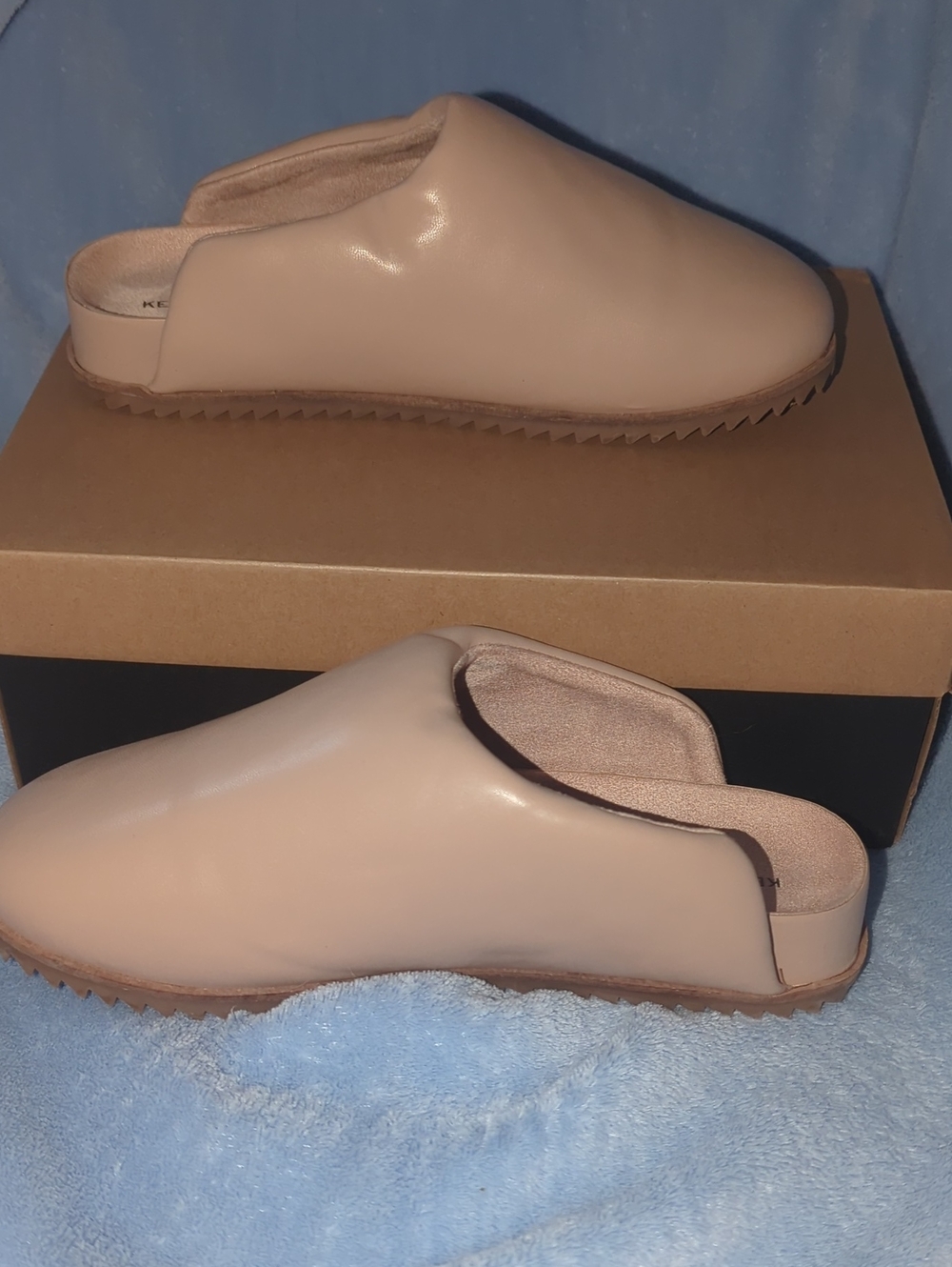 Kelsi Dagger Women's Slip-On Mule in Nude Pink Excellent Condition Size 8.5